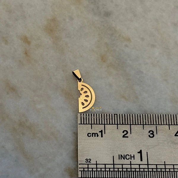 تصویر دوم آویز هندوانه طلا لیزری